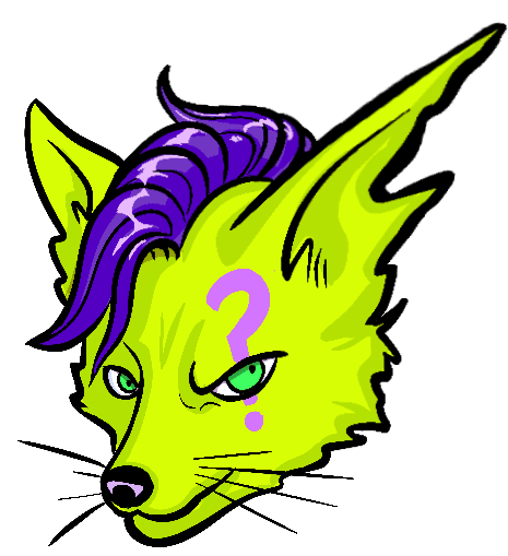 Fuchs-Maskottchen von Videogames Quiz